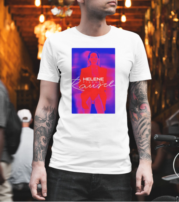 Helene Fischer Rausch Neon Style Bold Visuals T-Shirt Helene Fischer Rausch Neon Style Bold Visuals T-Shirt