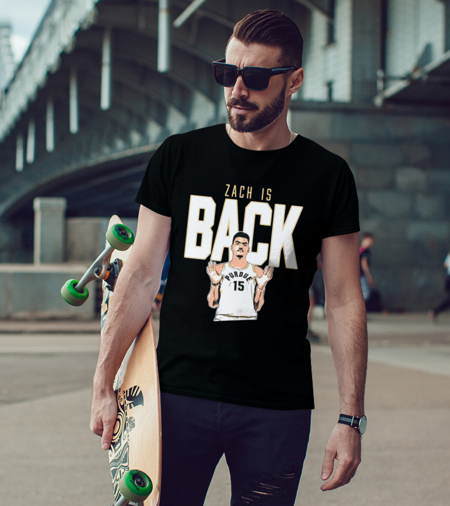 Zach Edey Purdue 15 Zach Is Back T-Shirt