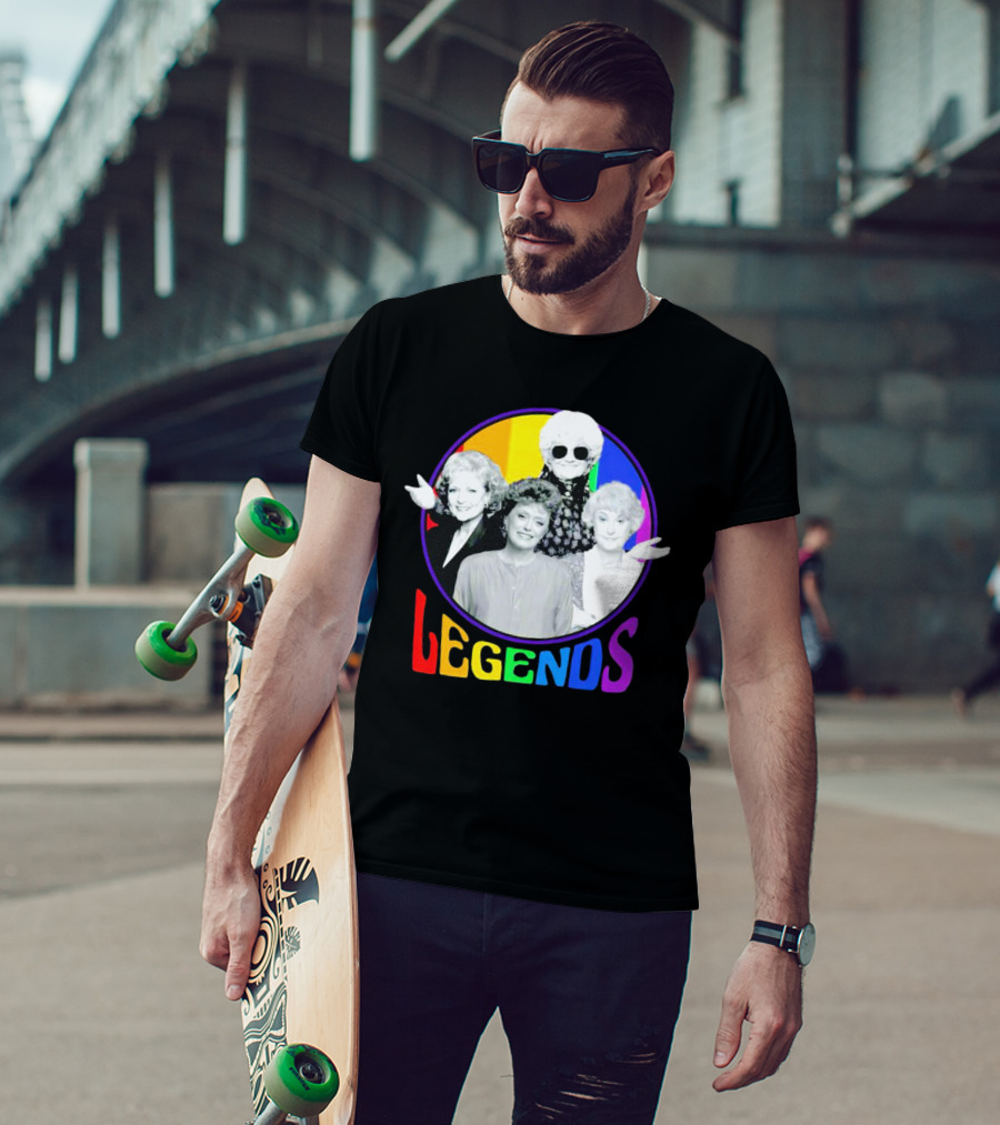 Golden Girls Legends Rainbow Pride T-Shirt