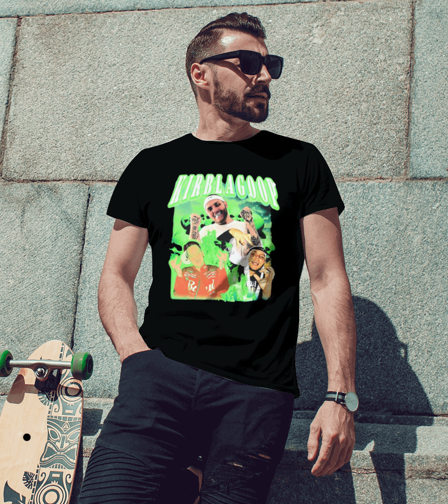 Kirblagoop Vintage Graphic With Tattoos And Racing Jacket T-Shirt