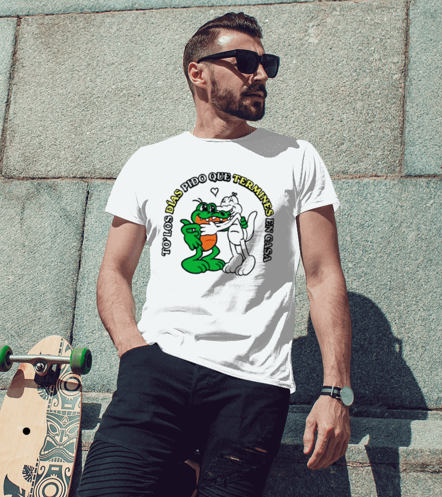 Alvaro Diaz Felicilandia Ya Salimos To'Los Dias Pido Que Termines En Casa T-Shirt