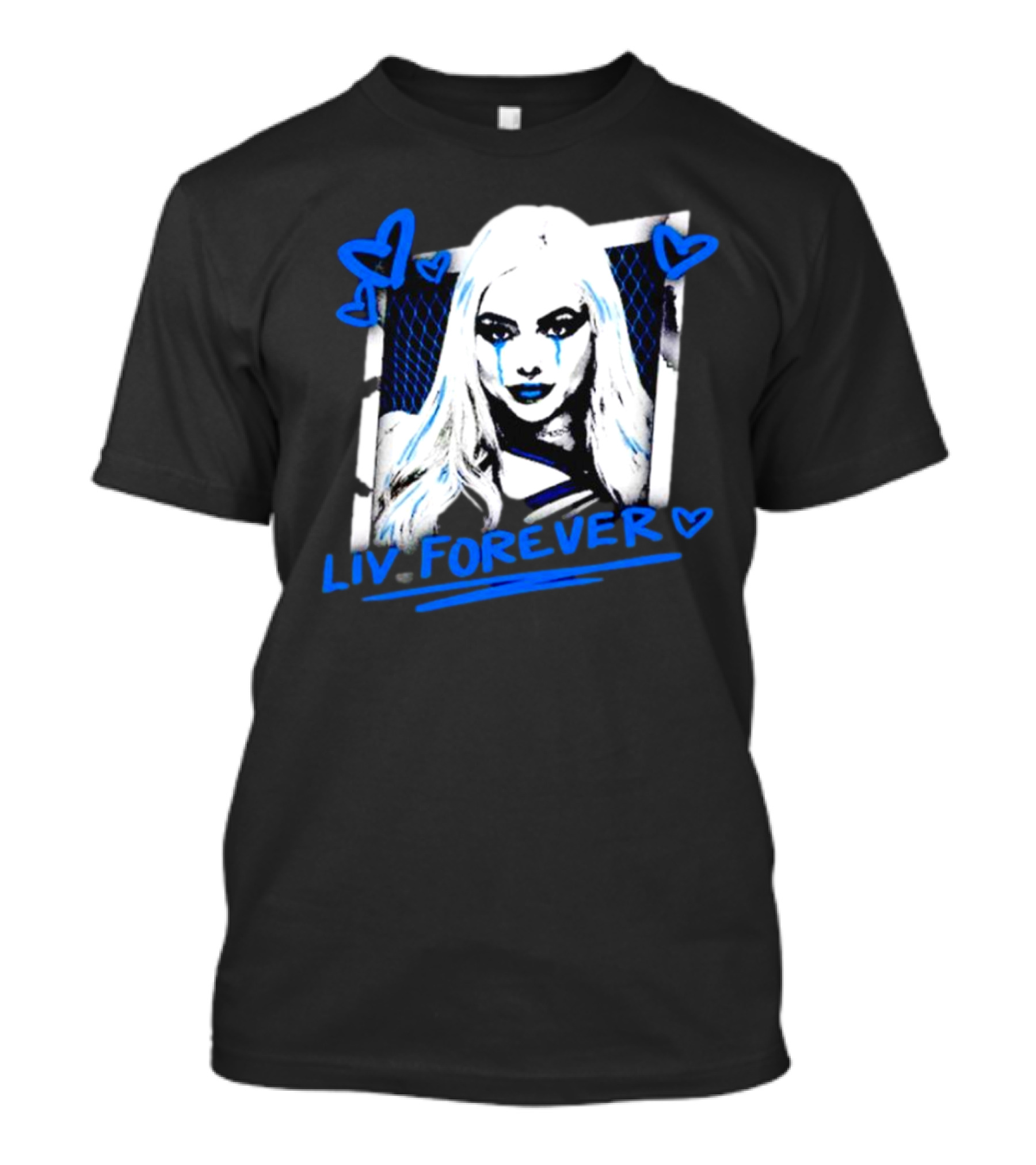 Liv Forever Crying Hearts Bayley Wearing A Liv Morgan T-Shirt
