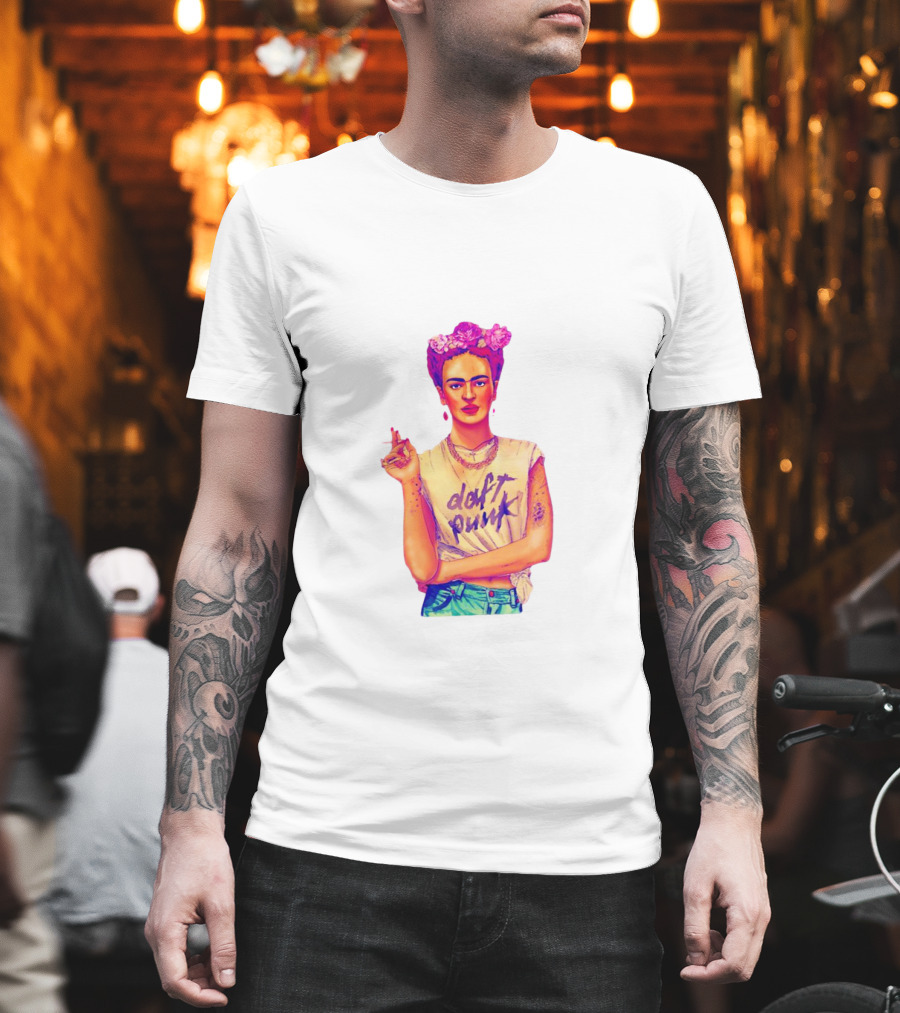 Jorge R. Gutierrez Frida Kahlo Daft Punk T-Shirt