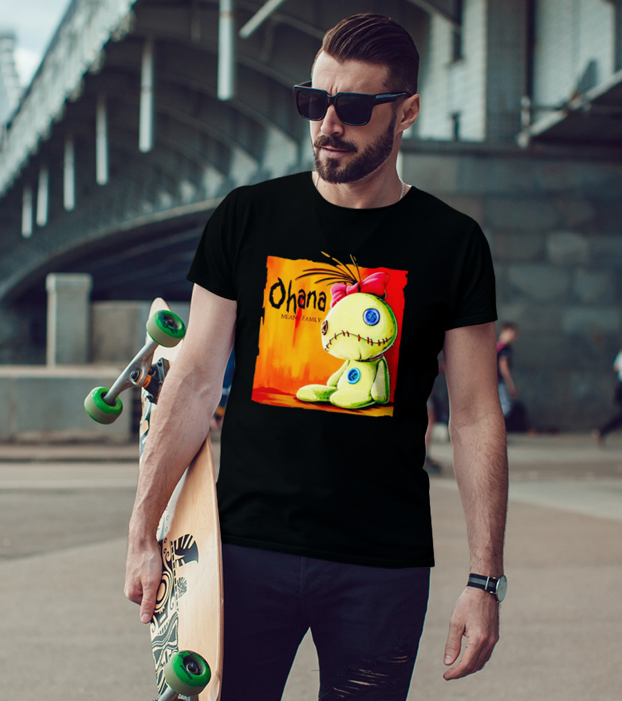 Ohana Means Family Scrump Stitch Doll T-Shirt
