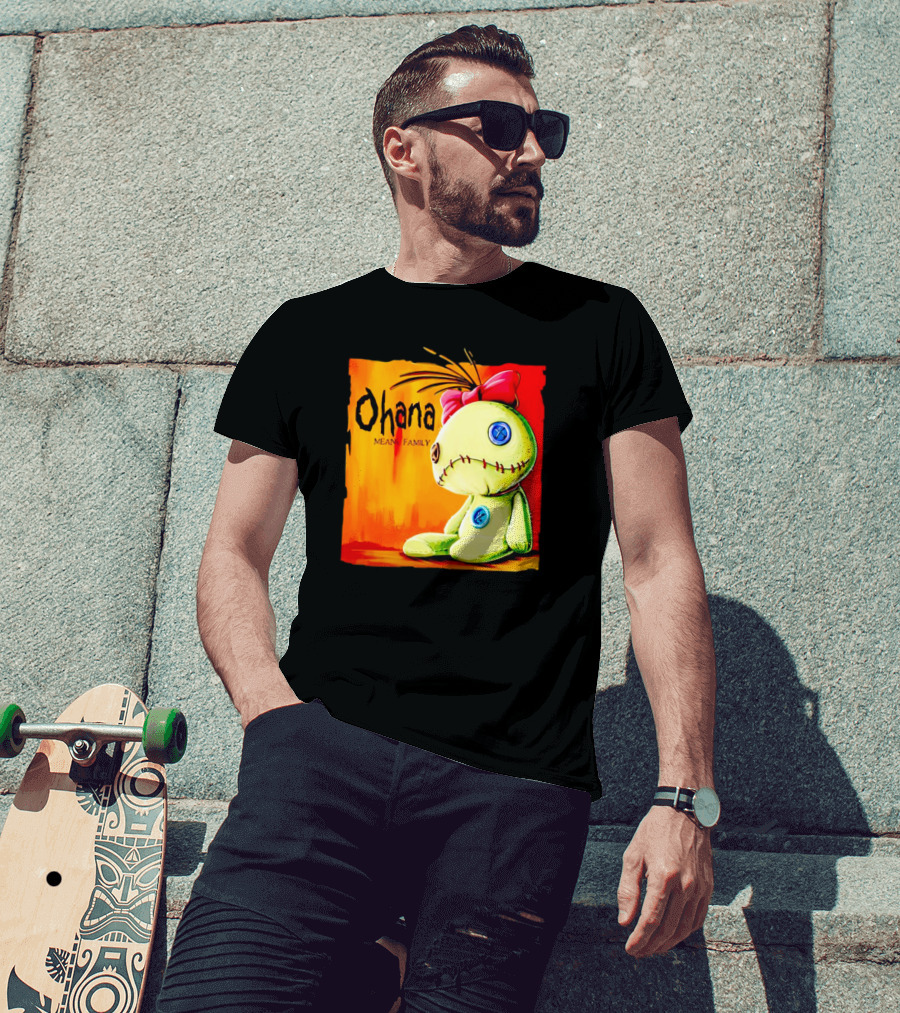 Ohana Means Family Scrump Stitch Doll T-Shirt