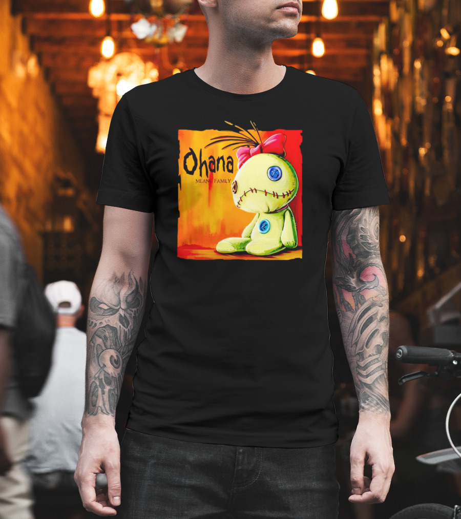 Ohana Means Family Scrump Stitch Doll T-Shirt