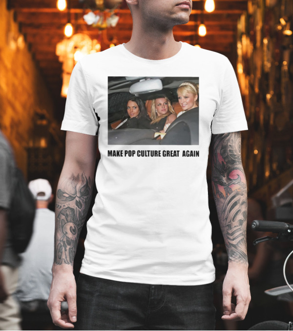 Make Pop Culture Great Again Celebrity Car Moment T-Shirt Make Pop Culture Great Again Celebrity Car Moment T-Shirt