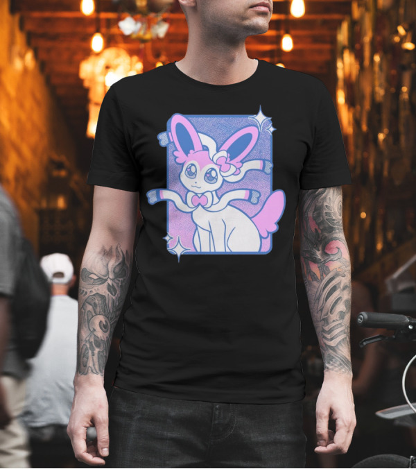 Pokemon Sylveon Cute Kawaii Pastel Fan T-Shirt Pokemon Sylveon Cute Kawaii Pastel Fan T-Shirt