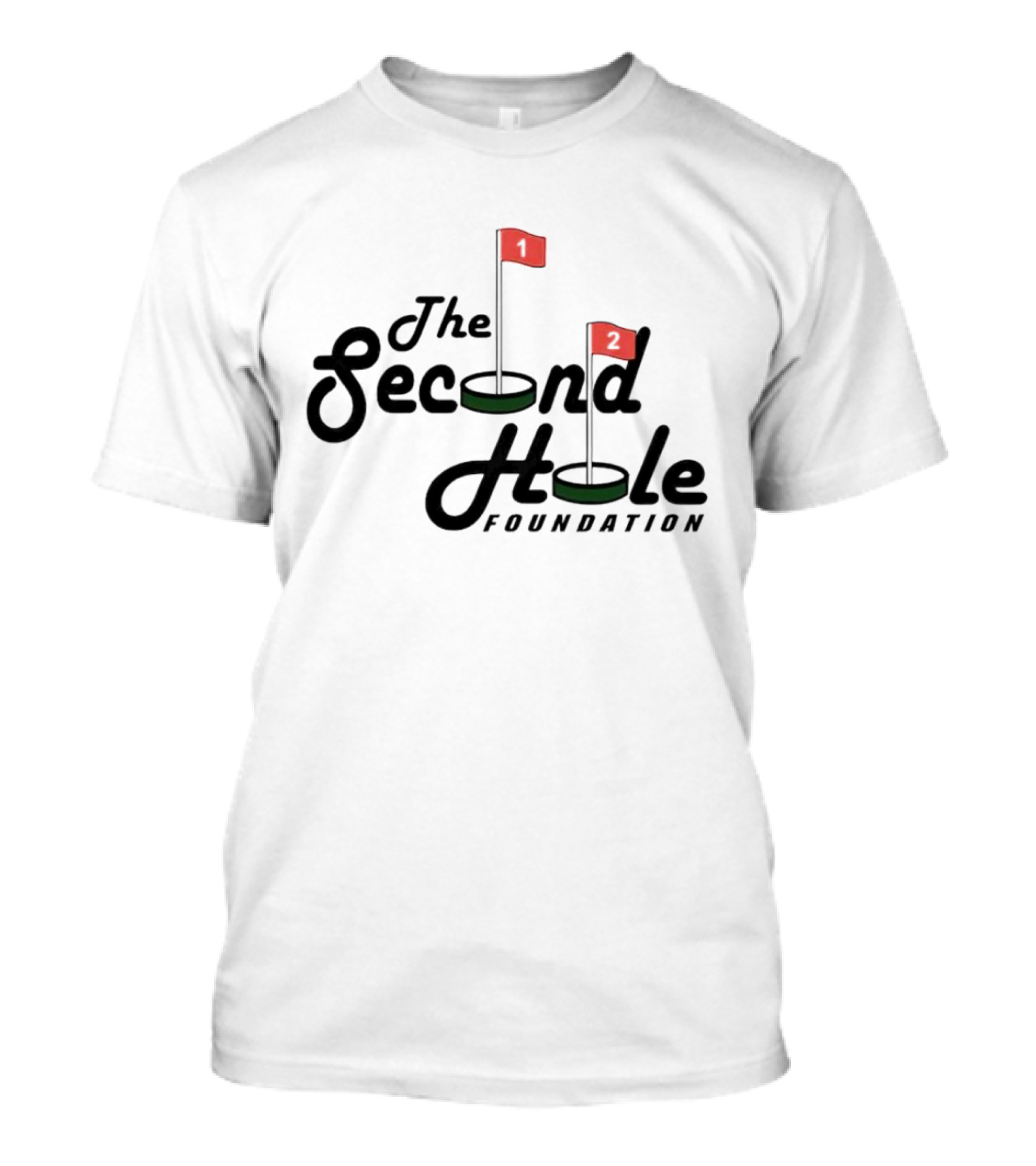 The Second Hole Foundation Golf Flags One And Two T-Shirt