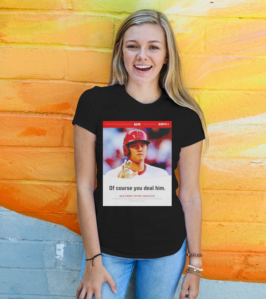 ESPN+ Shohei Ohtani MLB Front Office Analysts Trade Discussion T-Shirt