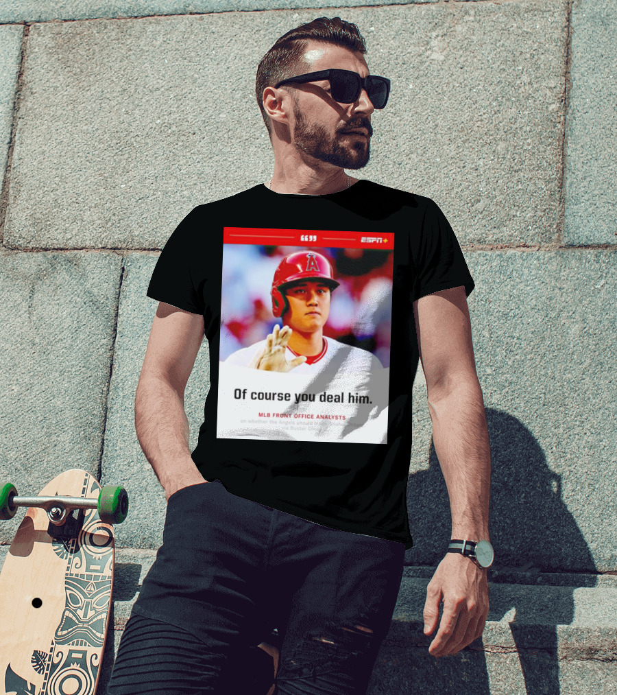 ESPN+ Shohei Ohtani MLB Front Office Analysts Trade Discussion T-Shirt