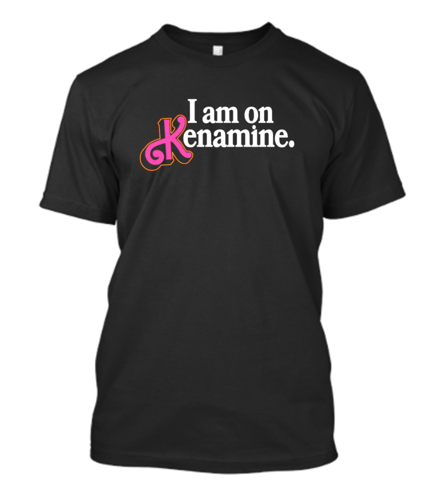 I Am On Kenamine Bold Pink Retro T-Shirt