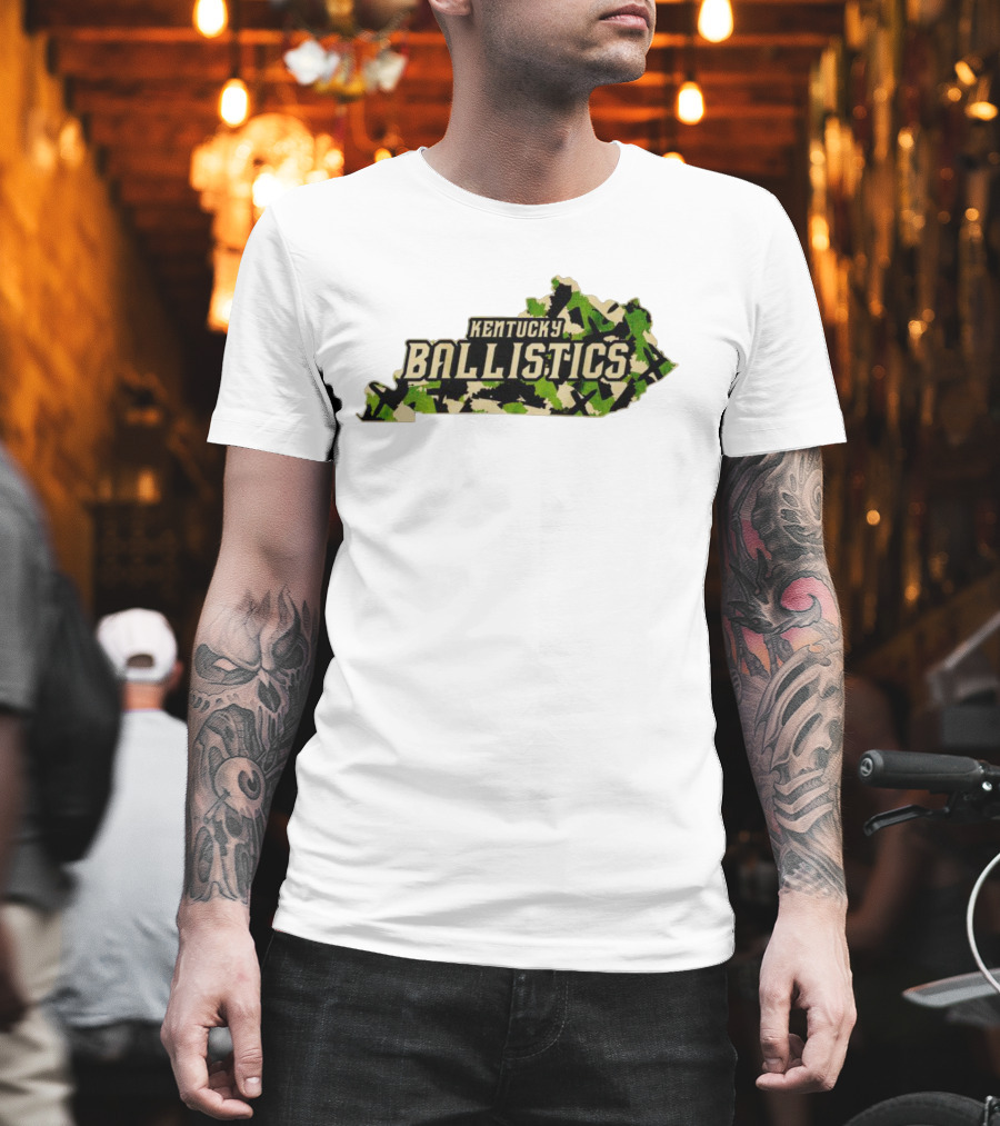 Kentucky Ballistics Camo State Shape T-Shirt