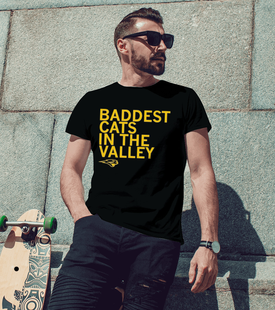 Baddest Cats In The Valley Northern Iowa Panthers T-Shirt