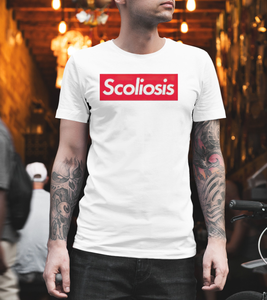 Scoliosis Red Box T-Shirt