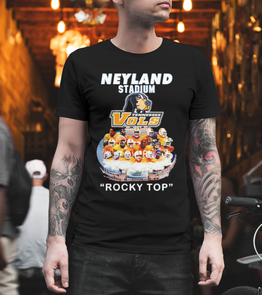 Neyland Stadium Tennessee Vols Rocky Top Football Team T-Shirt