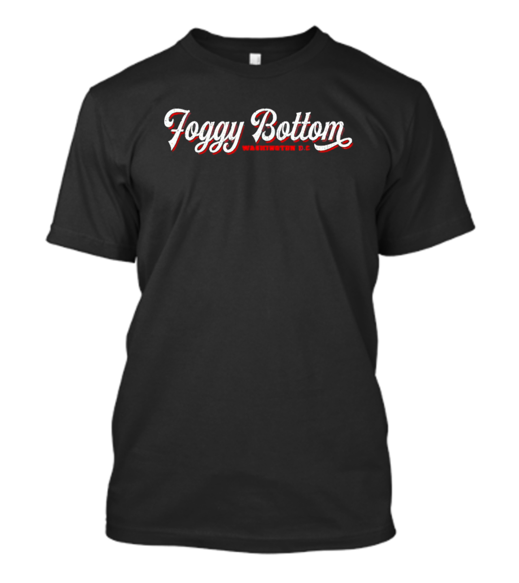 Foggy Bottom Washington D.C. Retro Script T-Shirt