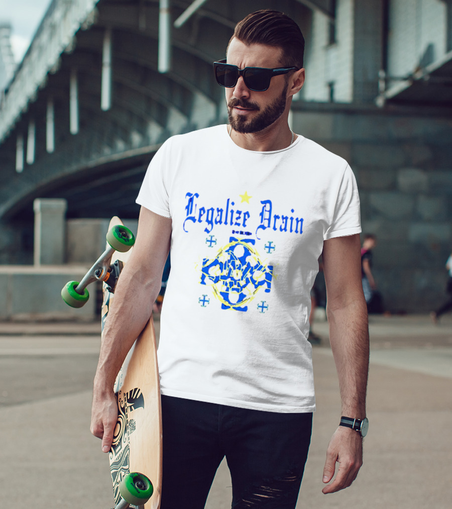 Legalize Drain Sweden Star Crosses CLAWS T-Shirt