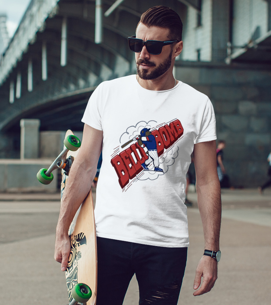 Cody Bellinger Belli Bomb Baseball Hit Iconic Swing T-Shirt