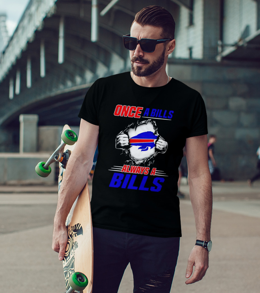 Once A Bills Always A Bills Buffalo Logo T-Shirt