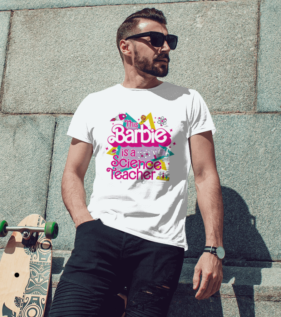 This Barbie Is A Science Teacher Chemistry Lab Elements T-Shirt