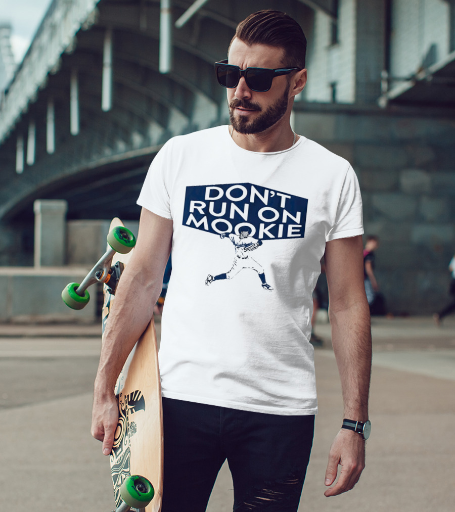 Don’t Run On Mookie Player Silhouette Baseball T-Shirt