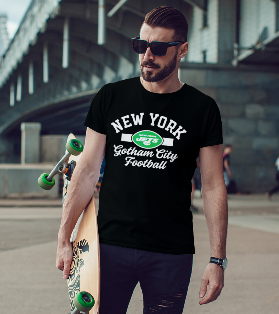 New York Jets Gotham City Football T-Shirt