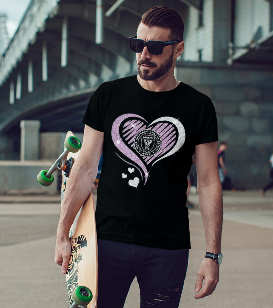 Inter Miami Club Internacional De Futbol Heart MMXX T-Shirt