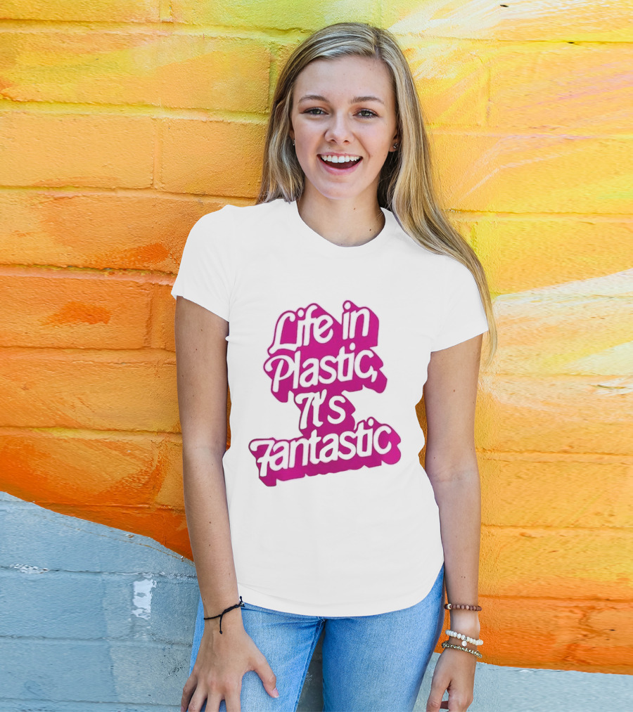 Life In Plastic It's Fantastic Cool Girl Barbi T-Shirt