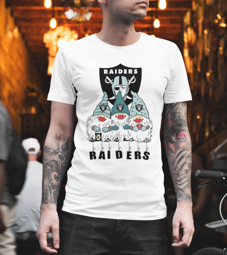 Raiders Gnomes with Helmets and Shields T-Shirt