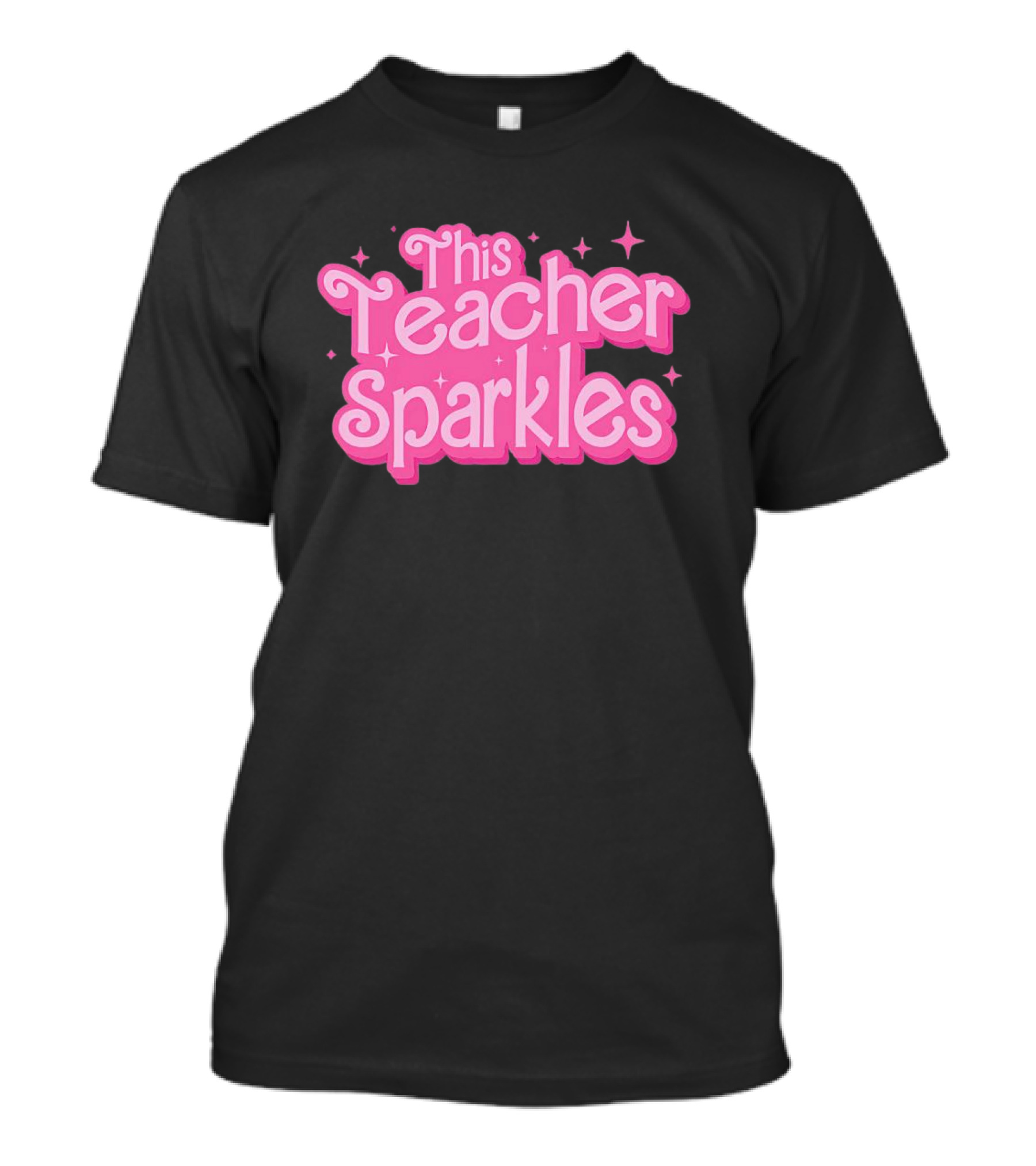 Barbie This Teacher Sparkles Pink T-Shirt