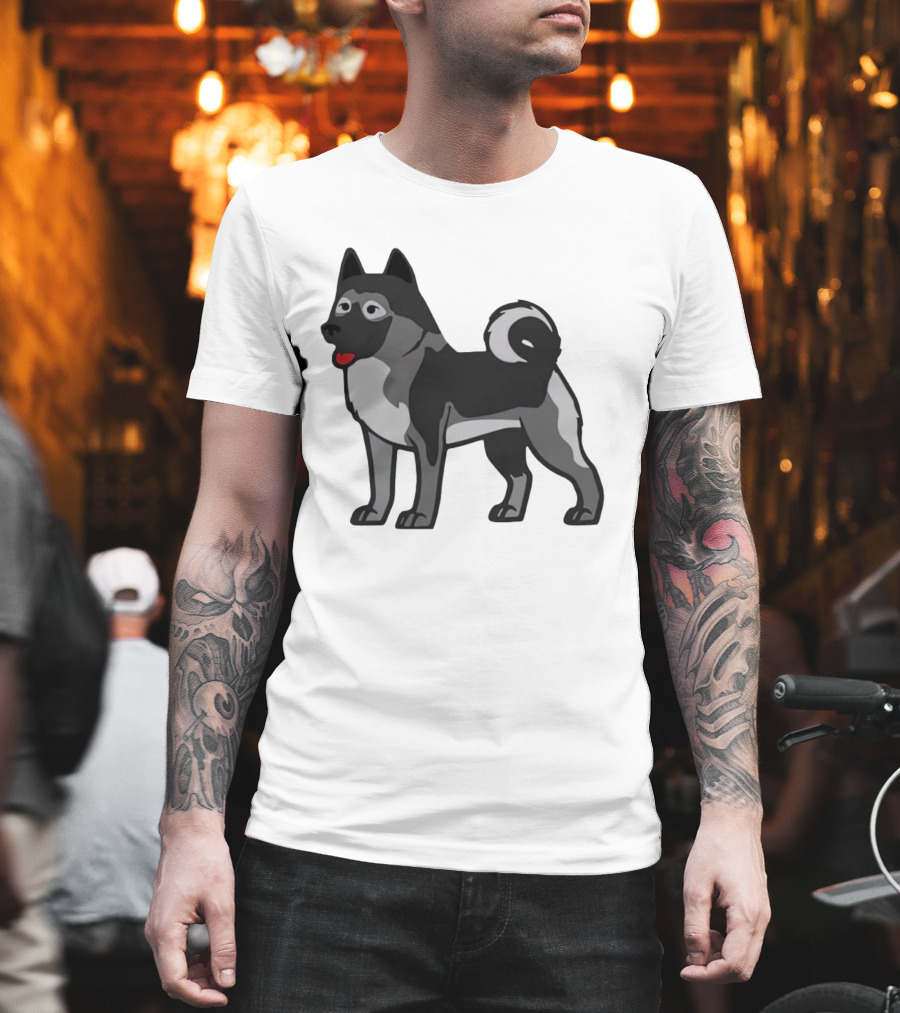 General Freya Organa The Norwegian Elkhound Puppy Dog T-Shirt