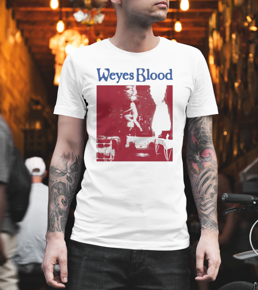 Weyes Blood Titanic Rising Red Silhouette Album T-Shirt