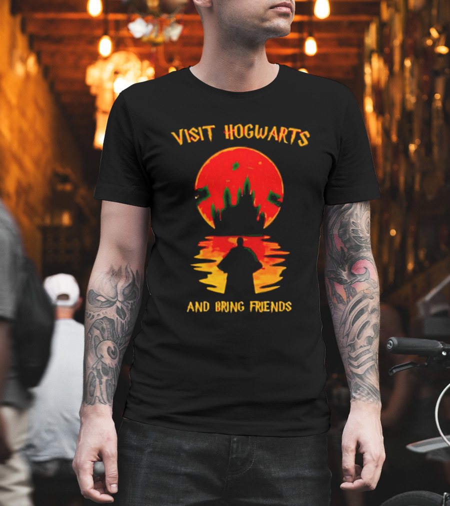 Visit Hogwarts and Bring Friends with Spooky Halloween Shadows T-Shirt