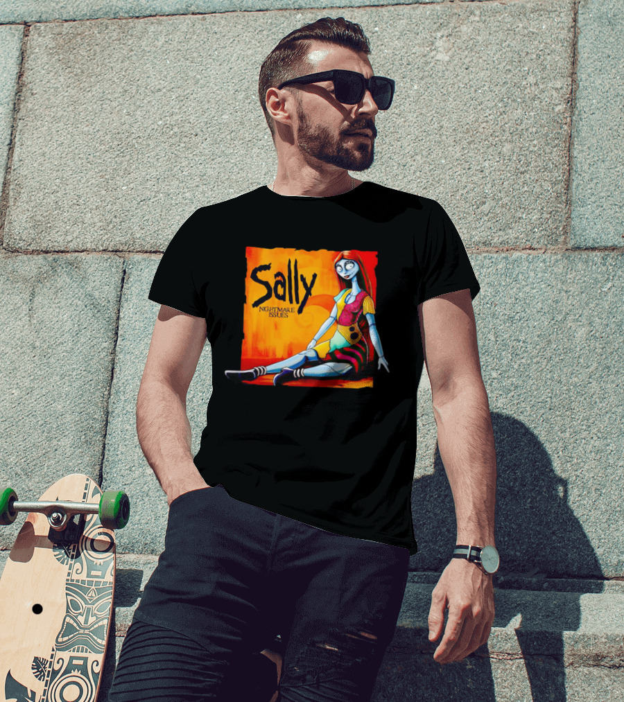 Sally Nightmare Issues Burton Style Rag Doll T-Shirt