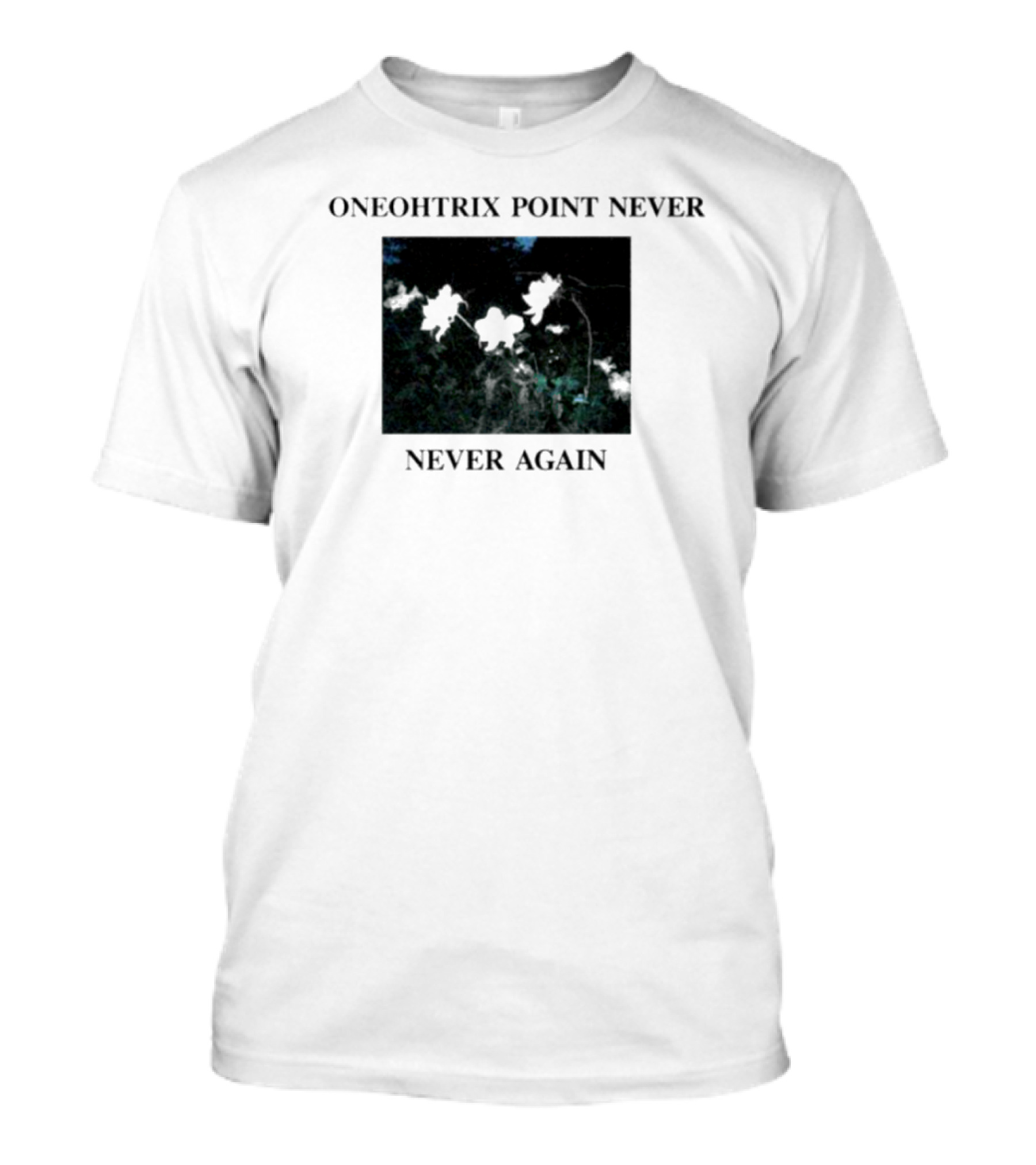 Oneohtrix Point Never Never Again Dark Floral T-Shirt