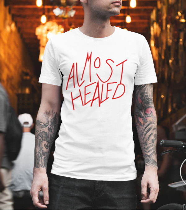 Lil Durk Almost Healed Red Stylized Text T-Shirt Lil Durk Almost Healed Red Stylized Text T-Shirt