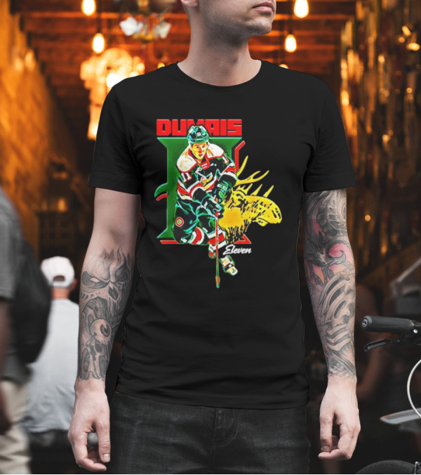 Dumais Eleven Halifax Mooseheads Hockey Player Image T-Shirt Dumais Eleven Halifax Mooseheads Hockey Player Image T-Shirt