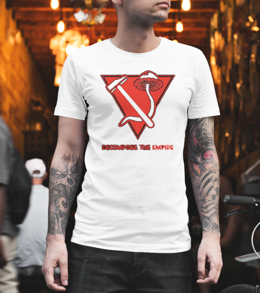 Decompose The Empire Mushroom Hammer Triangle T-Shirt
