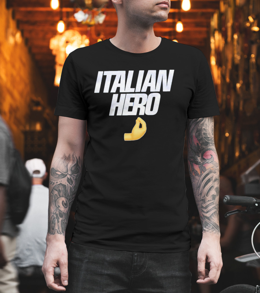 Italian Hero Che Vuoi Hand Gesture Emoji T-Shirt