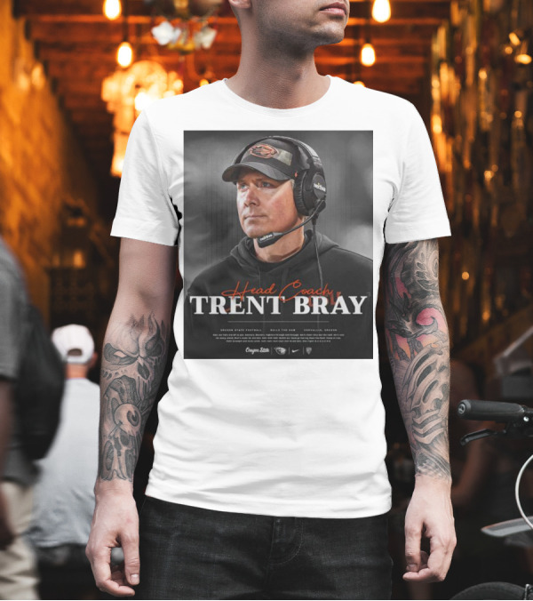 Head Coach Trent Bray Oregon State Football Build the Dam Corvallis, Oregon Beavers T-Shirt Head Coach Trent Bray Oregon State Football Build the Dam Corvallis, Oregon Beavers T-Shirt