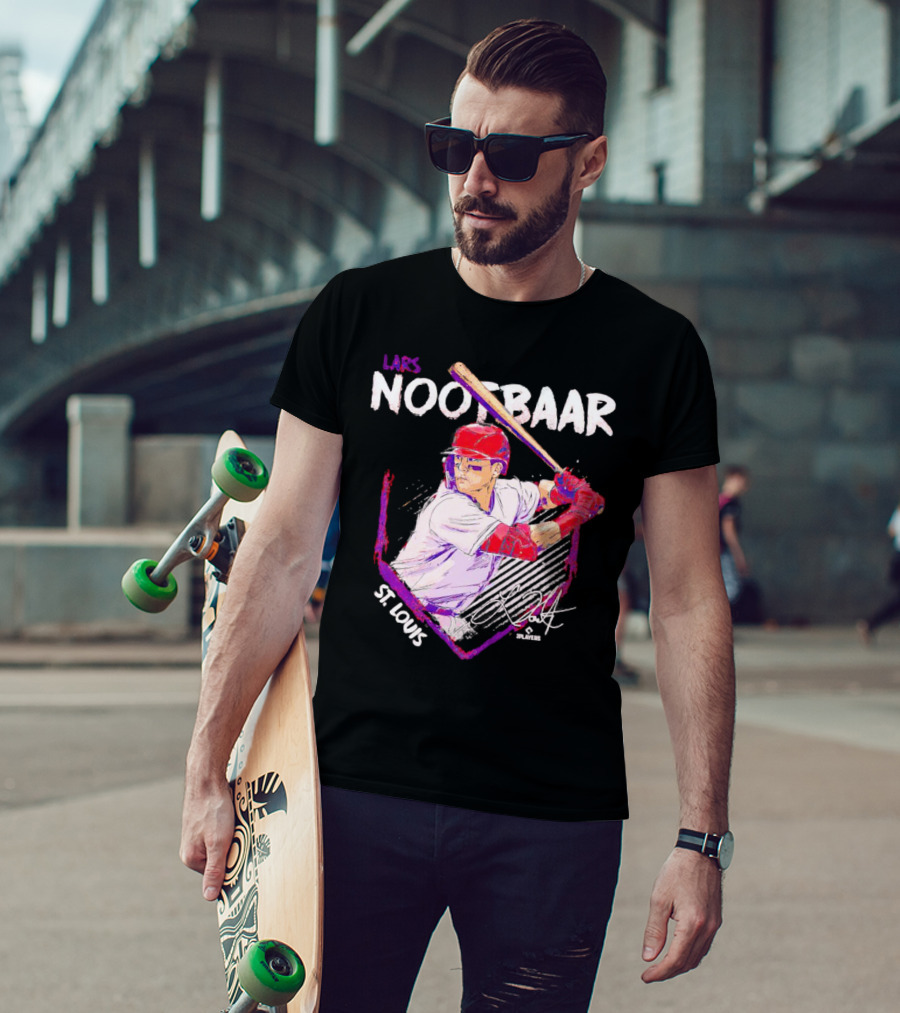 Lars Nootbaar St. Louis Baseball Players Signature T-Shirt