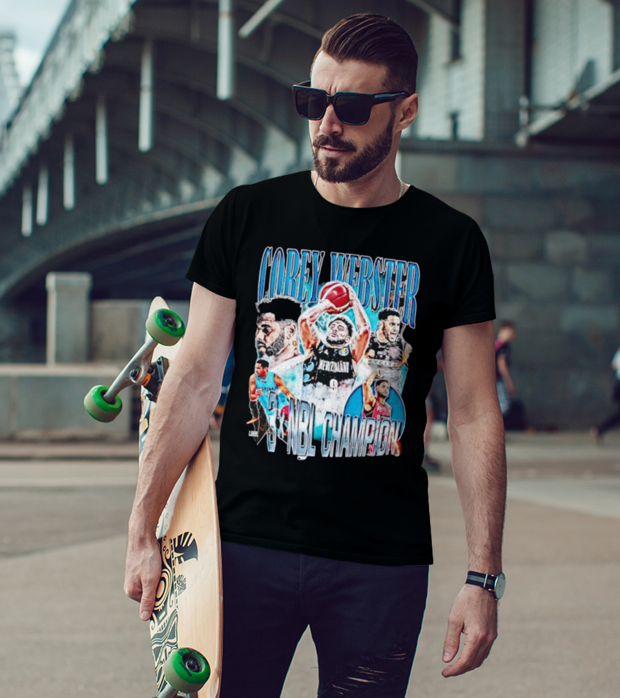 Corey Webster 3X Nbl Champion New Zealand Basketball Player T-Shirt