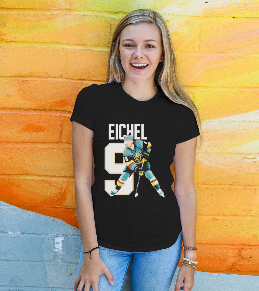 Vegas Golden Knights Jack Eichel 9 Hockey Player MVP T-Shirt
