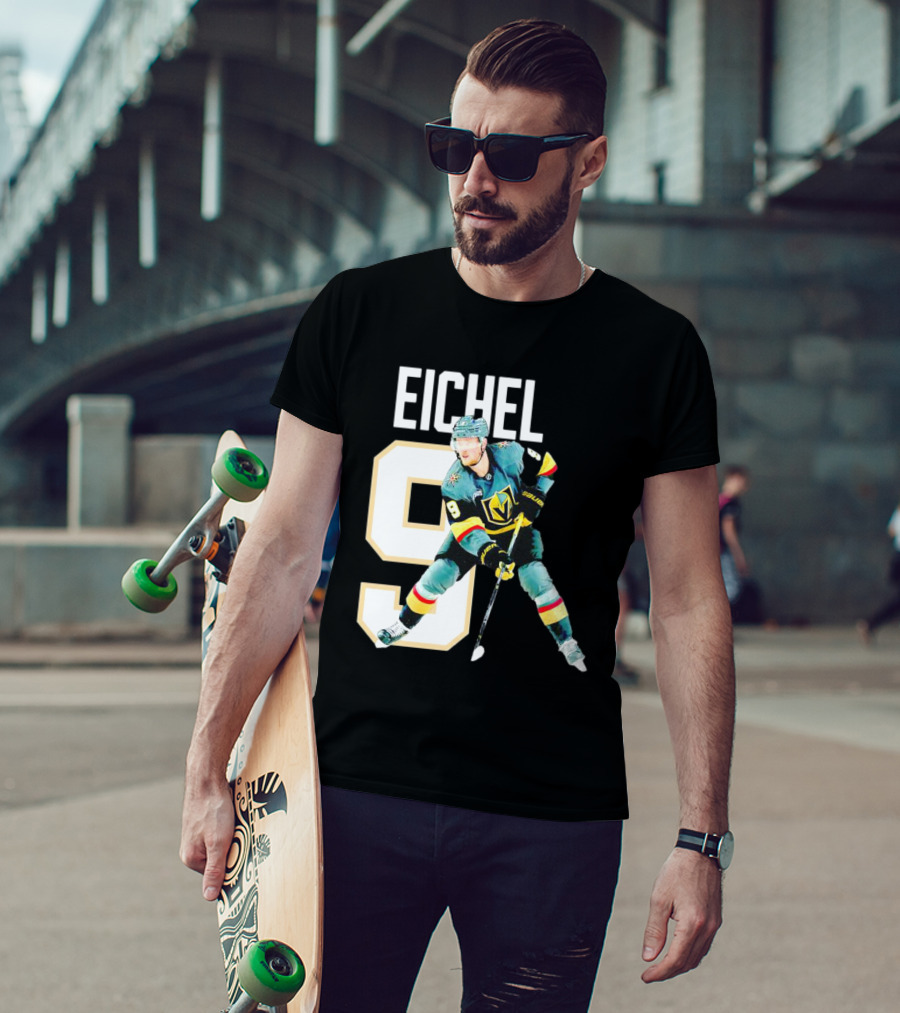 Vegas Golden Knights Jack Eichel 9 Hockey Player MVP T-Shirt