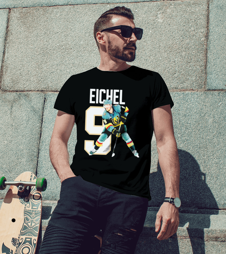 Vegas Golden Knights Jack Eichel 9 Hockey Player MVP T-Shirt