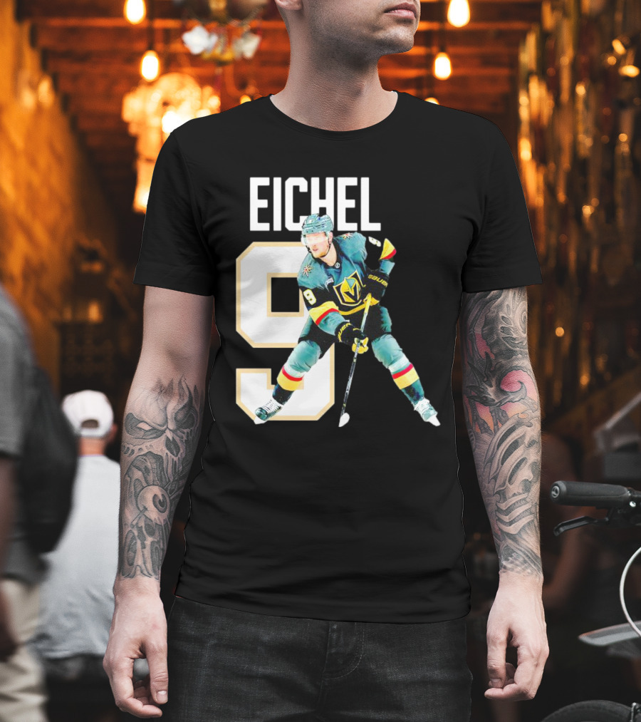 Vegas Golden Knights Jack Eichel 9 Hockey Player MVP T-Shirt