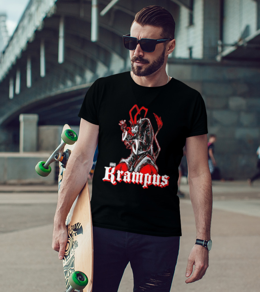 Krampus IV Explicit Content Warning Parental Advisory T-Shirt