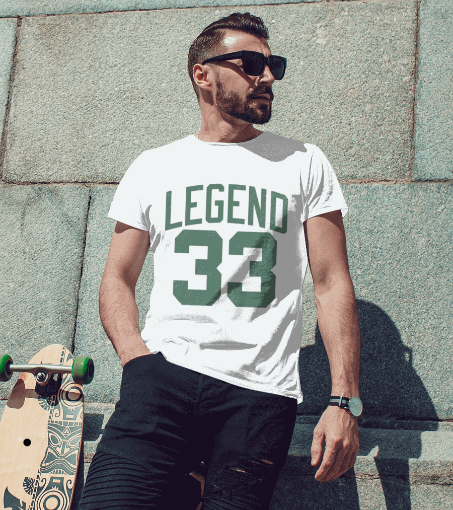 Legend 33 Larry Bird Boston Celtics T-Shirt