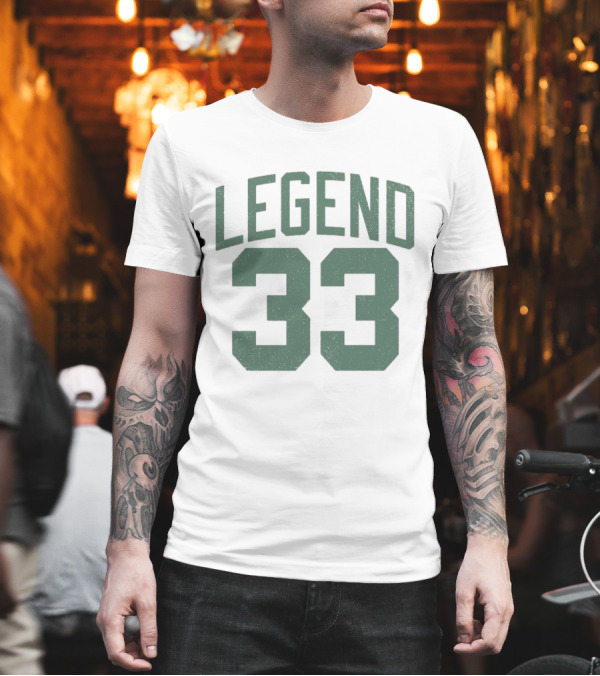 Legend 33 Larry Bird Boston Celtics T-Shirt Legend 33 Larry Bird Boston Celtics T-Shirt